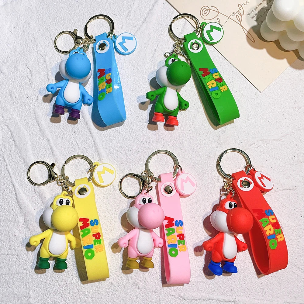 Multi Colored Yoshi Keychains