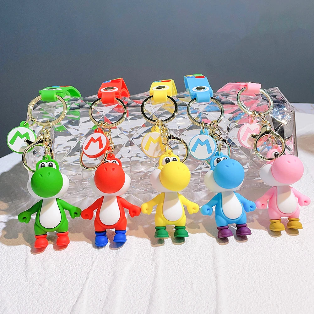 Multi Colored Yoshi Keychains