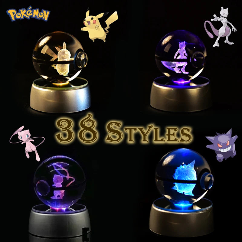 3D LED Holographic PokéLume Globes