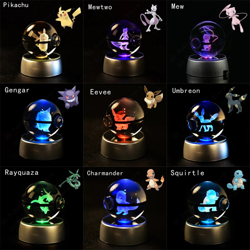 3D LED Holographic PokéLume Globes